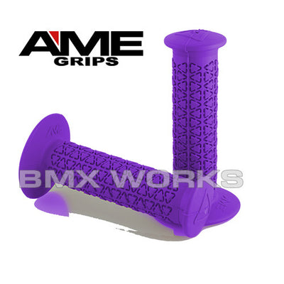 AME Grips Round Purple Pair