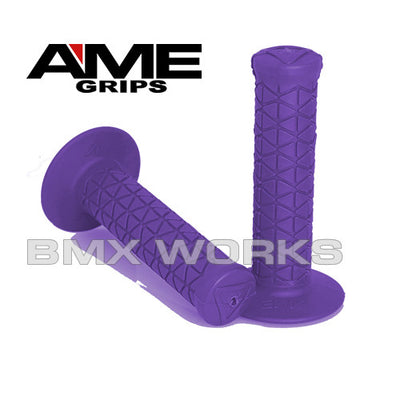 AME Tri Grips Purple Pair