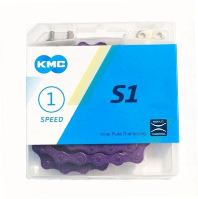 KMC Z410SO 1/2" x 1/8" x 112 Link Chain Purple