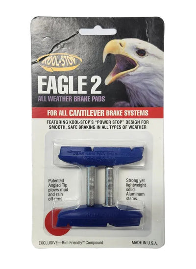 Kool Stop Eagle 2 Cantilever Brake Pads Blue - Sold In Pairs