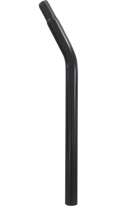 ProBMX Steel Seat Post Layback 25.4mm x 400mm - Black