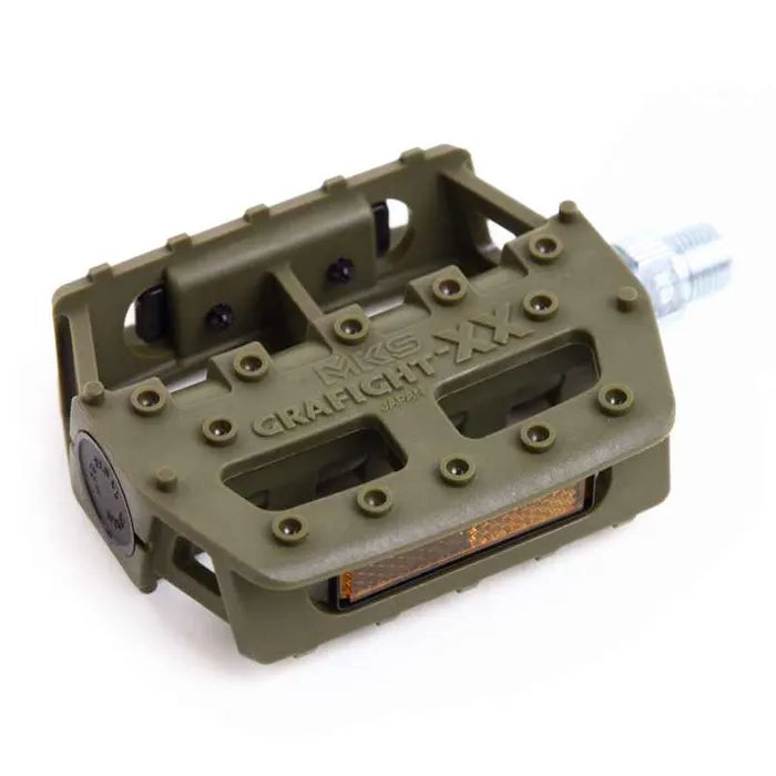 MKS Graphite XX 9/16" Pedals - Khaki