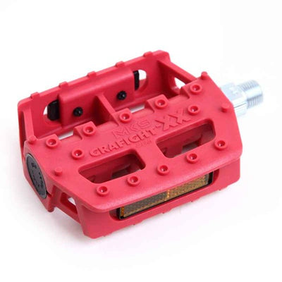 MKS Graphite XX 9/16" Pedals Red