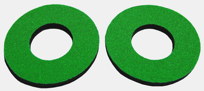 ProBMX Flite Style BMX Bicycle Foam Grip Donuts - Green Pairs