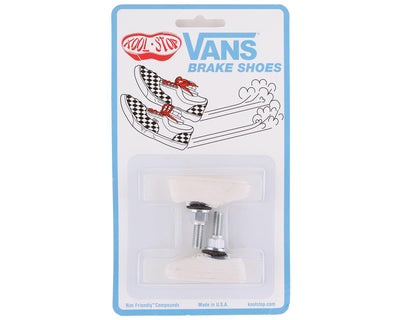 Kool Stop Vans Shoe Threaded Brake Pads - Pairs White