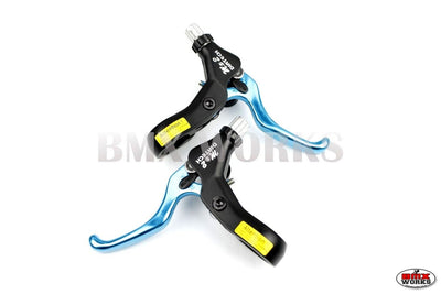 Dia-Compe MX2 Brake Levers - Pairs - Black & Bright Blue