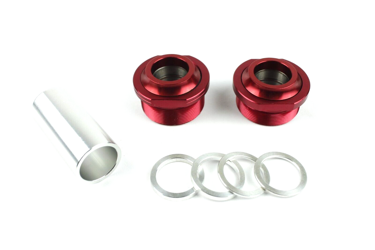 ProBMX Euro Bottom Bracket Suit 19mm Axle - Red