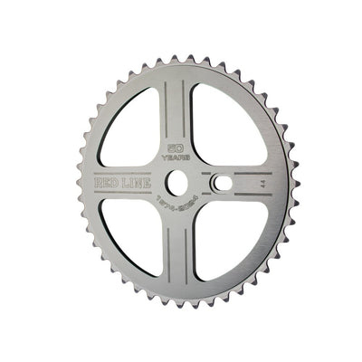 Redline Flight Chainwheel 50th Aniversary 44 Teeth - Silver