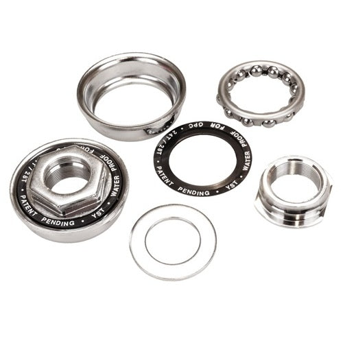 First American 1 Piece Crank  Bottom Bracket Set 24 tpi W/Proof Chrome