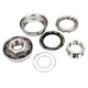 First American 1 Piece Crank  Bottom Bracket Set 24 tpi W/Proof Chrome