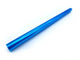 Seat Post Aluminium Fluted Straight 22.2mm x 400mm - Bright Blue