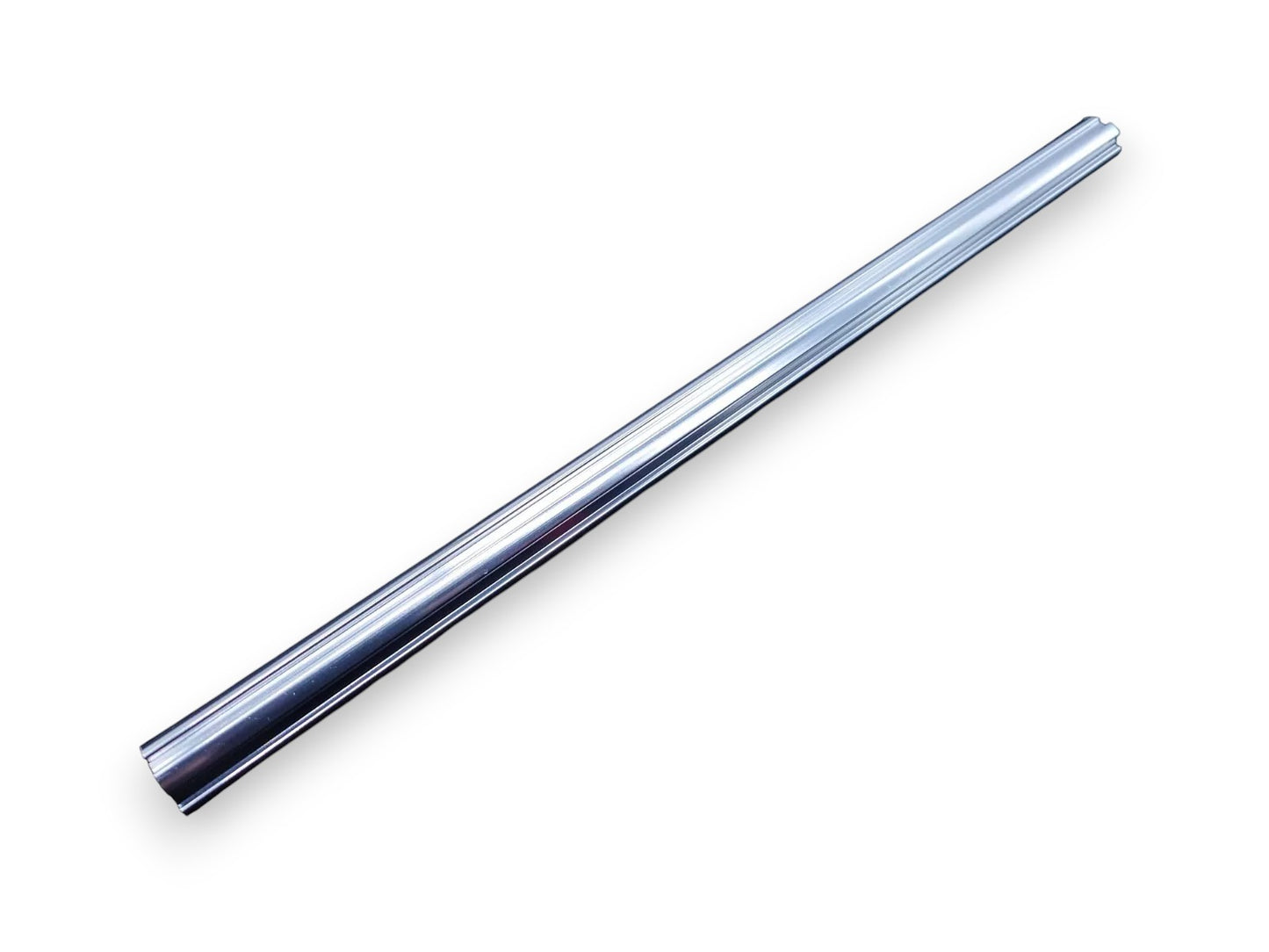 Seat Post Aluminium Fluted Straight 22.2mm x 400mm - Silver