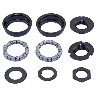 First American 1 Piece Crank Bottom Bracket Set 24 tpi Black