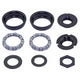 First American 1 Piece Crank Bottom Bracket Set 24 tpi Black