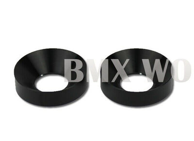 Redline Flight Style Crank Washers Pair Black