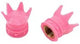 BMX Crown Valve Caps Pairs - Pink