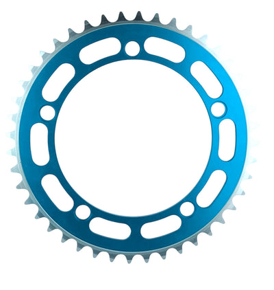 Blemished: ProBMX Pro Ring #1 -  130 BCD - 44 Teeth - Blue