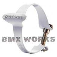 Dia-Compe 25.4mm Cable Clamp White