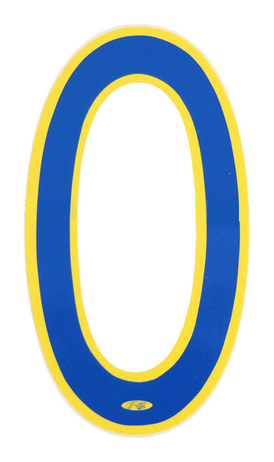 Neal Enterprises Proline 6" Numbers Blue & Yellow