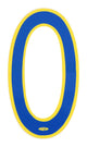 Neal Enterprises Proline 6" Numbers Blue & Yellow